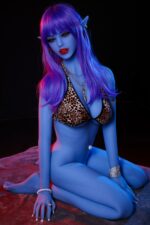 Elisabeth - Elf Blue Skin Real Sex Doll - 158cm/5ft2