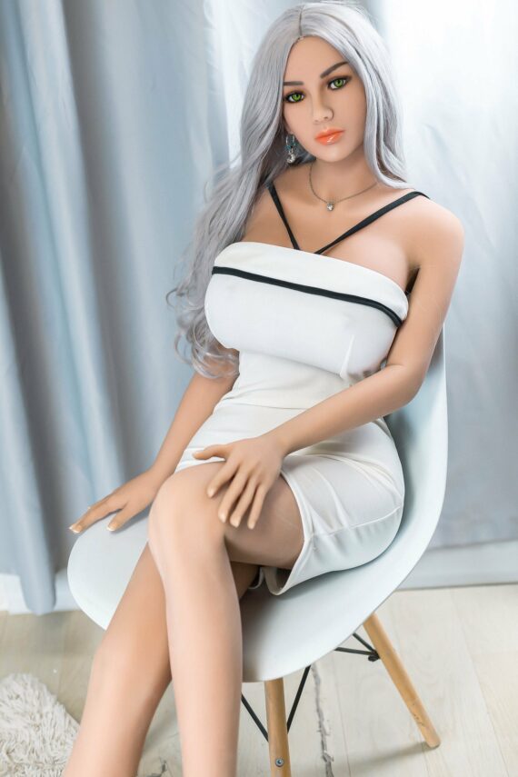 Fatima - Silver Hair Sex Doll - 158cm/5ft2 - US Stock